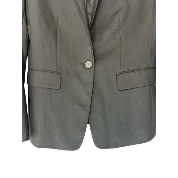 J.Crew Super 120's Black Career Office Four Season stretch Regent Blazer Size 4 - Picture 5 of 11
